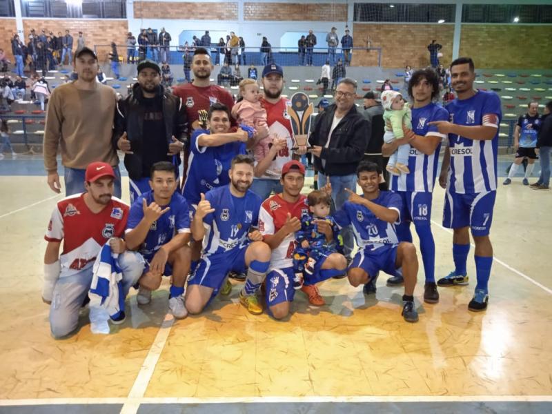 Pley 2 Ã© CampeÃ£o do Municipal de Futsal Chave Ouro em Virmond