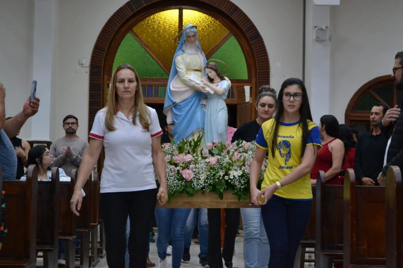 5Âº Dia da Novena em louvor a SantÂ´Ana teve a participaÃ§Ã£o da ParÃ³quia Santo AntÃ´nio de PÃ¡dua de Rio Bonito do IguaÃ§u