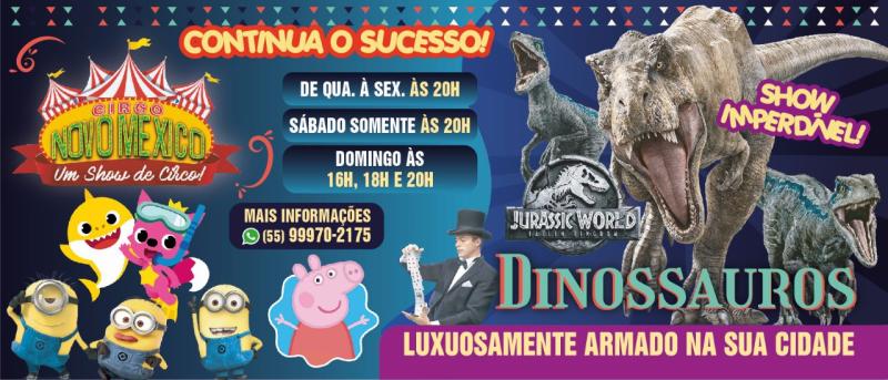 Nesta quarta-feira (9) tem espetÃ¡culo do Circo Novo MÃ©xico em Laranjeiras do Sul 