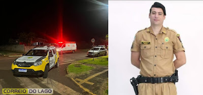 PM morre com tiro na cabeÃ§a durante atendimento de violÃªncia domÃ©stica 
