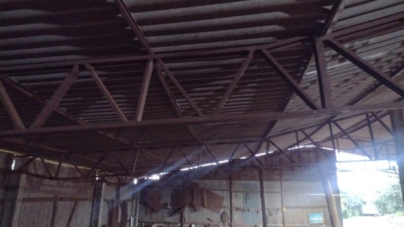 PB: Ventos fortes causam estragos em lavouras e barracÃµes no interior do municÃ­pio