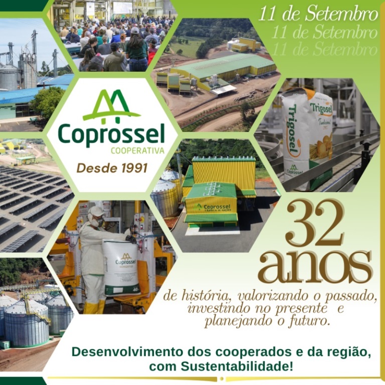 COPROSSEL 32 ANOS â€“Desenvolvimento Regional com Sustentabilidade