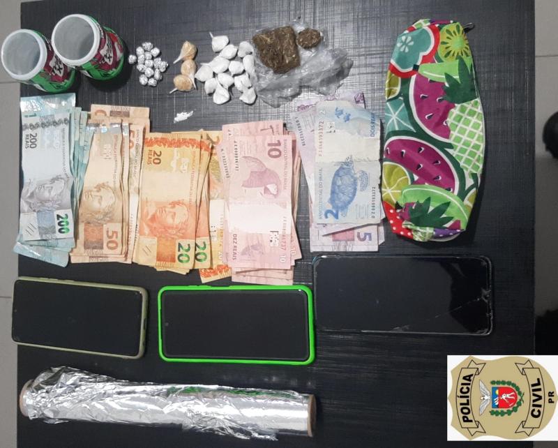 LS: TrÃªs pessoas sÃ£o presas por trÃ¡fico de drogas no bairro SÃ£o Miguel