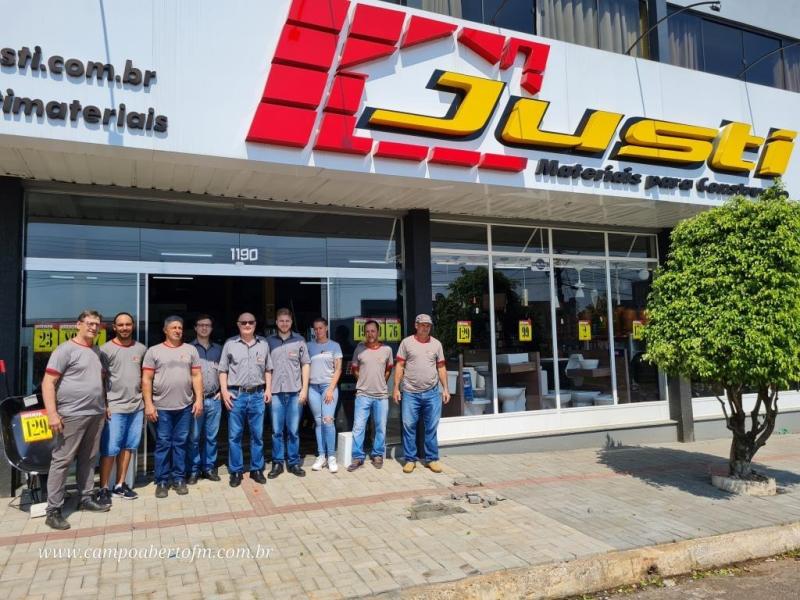 Justi Materiais de ConstruÃ§Ã£o comemora 57 anos