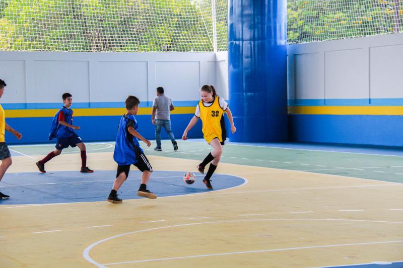 Prefeitura de Nova Laranjeiras reinaugura Quadra Poliesportiva Guaraí 