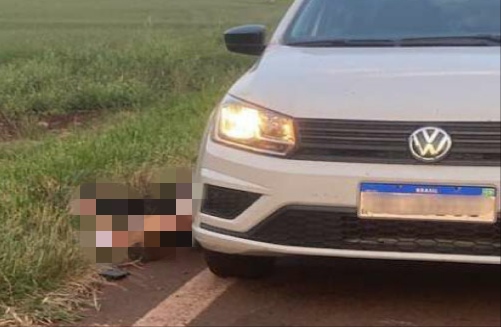 TrÃªs Barras: Homem Ã© encontrado morto a tiros ao lado de veÃ­culo na PR-473