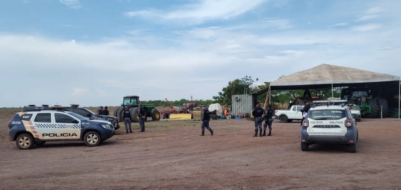 Ação policial impede invasão de fazenda no MT