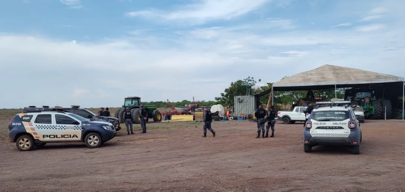 AÃ§Ã£o policial impede invasÃ£o de fazenda no MT