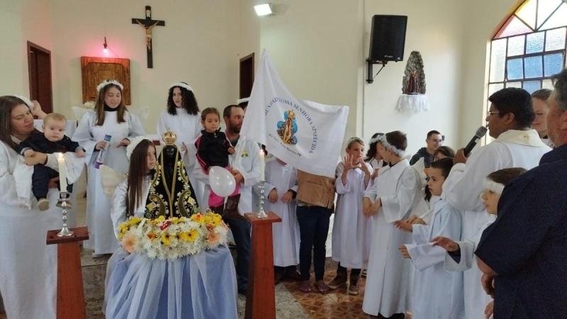 Rio Novo Porto Barreiro estÃ¡ celebrando as Novenas em louvor a Nossa Senhora Aparecida