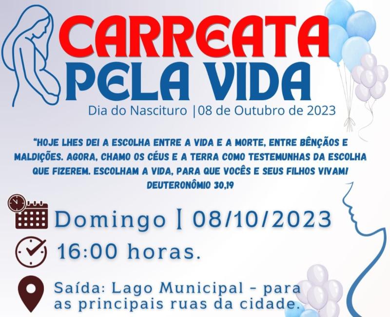 ParÃ³quia SantÂ´Ana realiza a Carreata Pela Vida neste domingo (8)