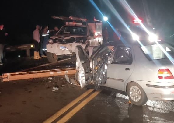 Saudade do IguaÃ§u: Idoso morre apÃ³s colisÃ£o frontal na PR 158