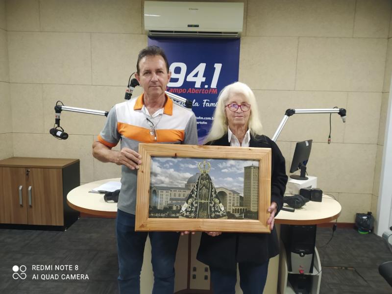 Campo Aberto FM - Moradora de Rio Bonito Ã© a ganhadora do quadro de Nossa Senhora Aparecida