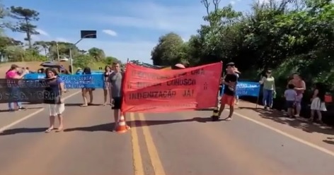 Mangueirinha: IndÃ­genas realizam manifestaÃ§Ã£o na BR-373 