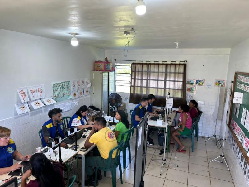 Projeto Cidadania Plena estÃ¡ sendo realizado na Reserva IndÃ­gena Rio das Cobras em Nova Laranjeiras/PR