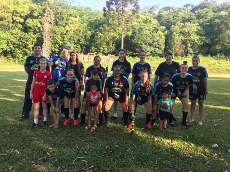 Herval/Posto IguaÃ§u conquista o titulo do AbertÃ£o de Futebol Sete Feminino 