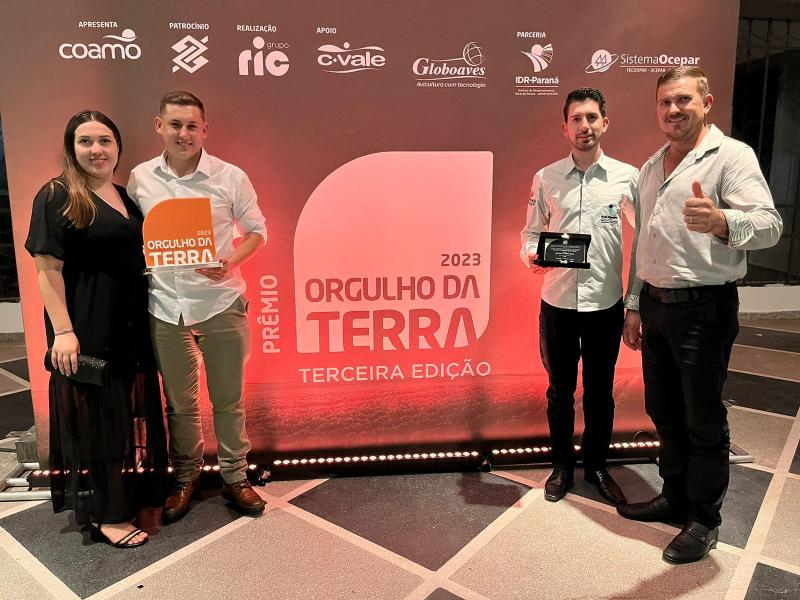 Jovem agricultor de Virmond recebe premiaÃ§Ã£o na terceira ediÃ§Ã£o do Orgulho da Terra 