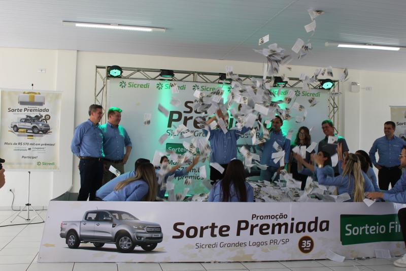 ConheÃ§a o ganhador da Ford Ranger 0 Km ,  da promoÃ§Ã£o â€œSorte Premiadaâ€ do Sicredi  Grandes Lagos PR/SP