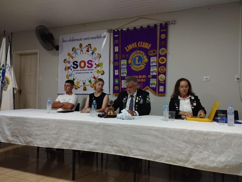 Lions Clube de Laranjeiras do Sul empossou novos sÃ³cios 