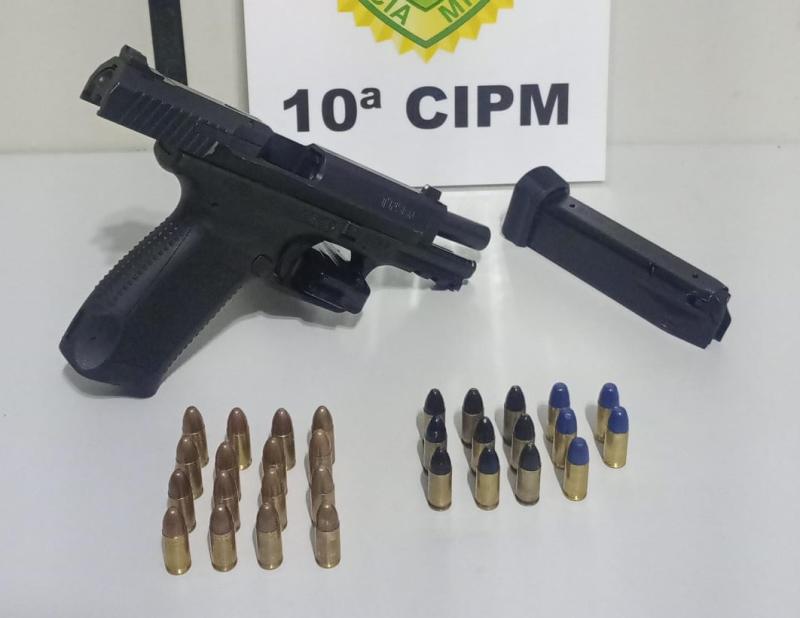 LS: Homem Ã© preso armado com pistola na Vila Alberti