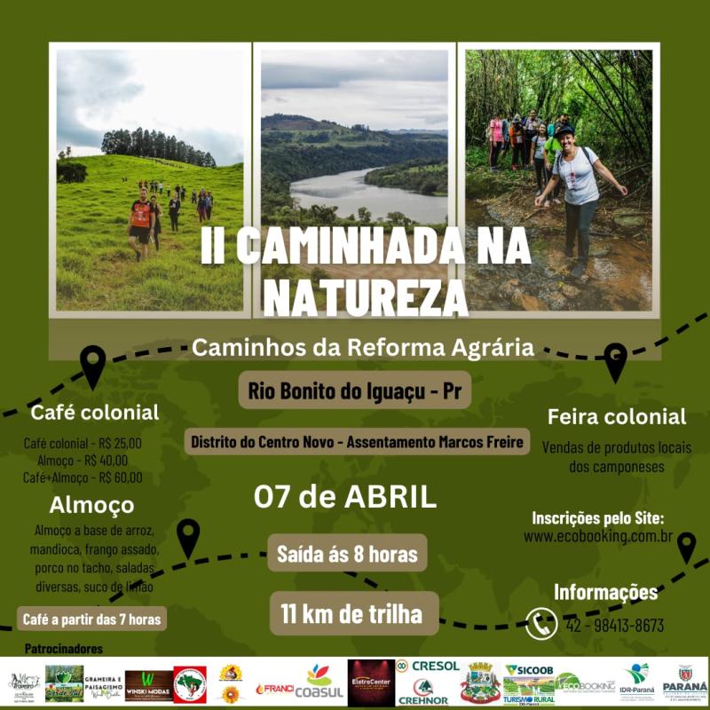 RBI: 2Âª Caminhada da Natureza serÃ¡ neste final de semana