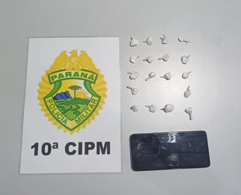 LS: Traficante que saiu da cadeia recentemente Ã© preso com vÃ¡rias buchas de cocaÃ­na 