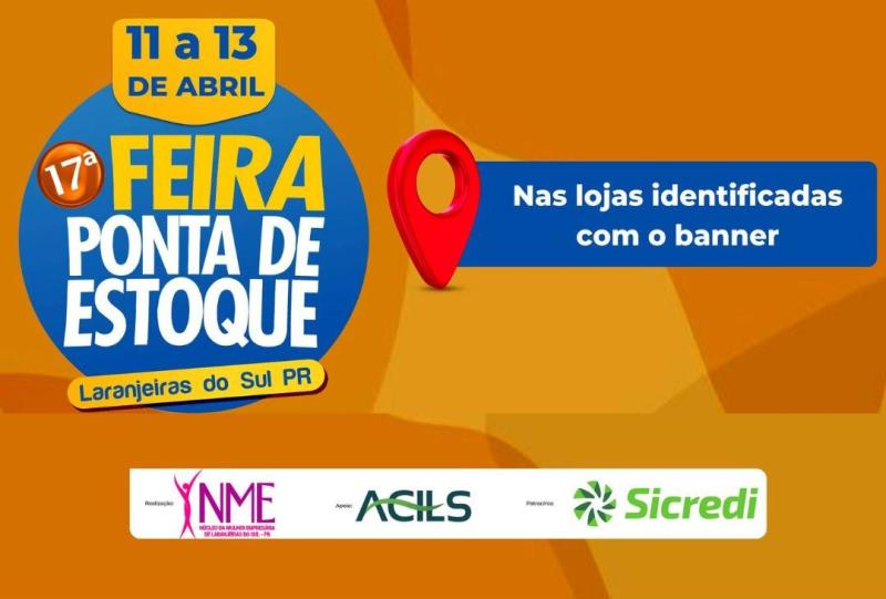 LS: Feira Ponta de Estoque de hoje atÃ© sÃ¡bado