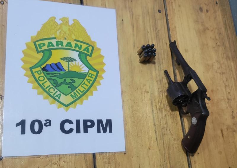 LS: Policia Militar prende homem armado com revolver 32 no Bairro SÃ£o Miguel