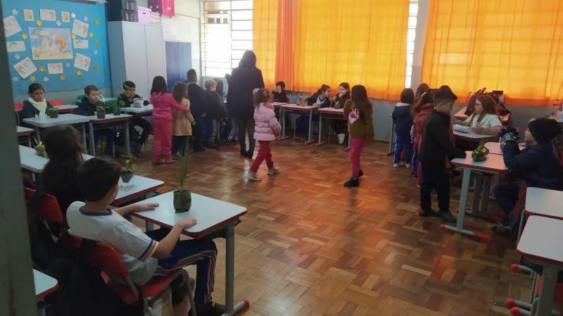 Escola Municipal LeocÃ¡dio JosÃ© Correia realizou atividades sobre proteÃ§Ã£o ao Meio Ambiente