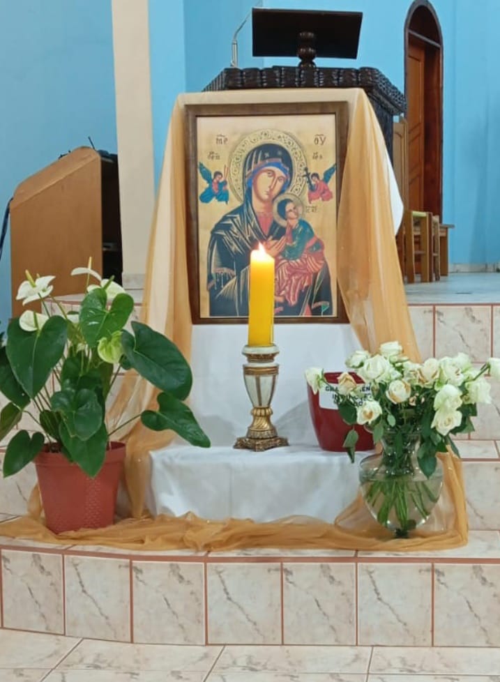 Bairro Cristo Rei iniciou a programaÃ§Ã£o religiosa da Festa em Louvor a Nossa Senhora do PerpÃ©tuo Socorro