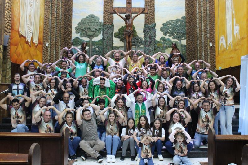 5Âº dia da Novena em louvor a SantÂ´Ana teve a participaÃ§Ã£o do Setor Rio Verde