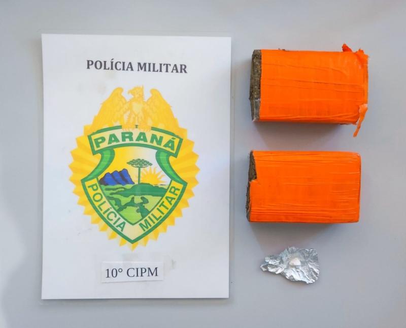 RBI: ApÃ³s desobedecer ordem de parada traficante sofre queda da moto e Ã© preso pela PolÃ­cia Militar