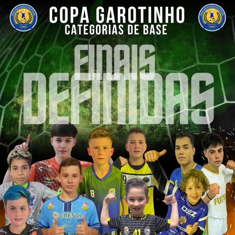 OrganizaÃ§Ã£o divulga datas e horarios das finais da Copa Garotinho de Futsal Bases 