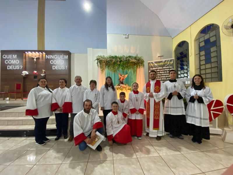 Missas com Novenas em louvor a SÃ£o Miguel iniciaram em Laranjeiras do Sul