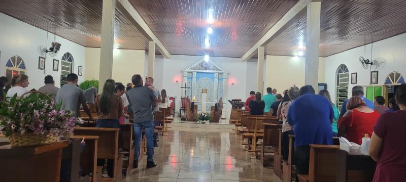 Festividades de SÃ£o Miguel em Lagoa Bonita Virmond Iniciaram na noite desta quinta (26) 