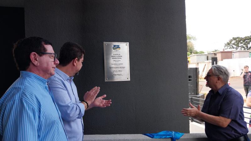 ReinauguraÃ§Ã£o da Capela MortuÃ¡ria Municipal oferece mais conforto e dignidade em Laranjeiras do Sul