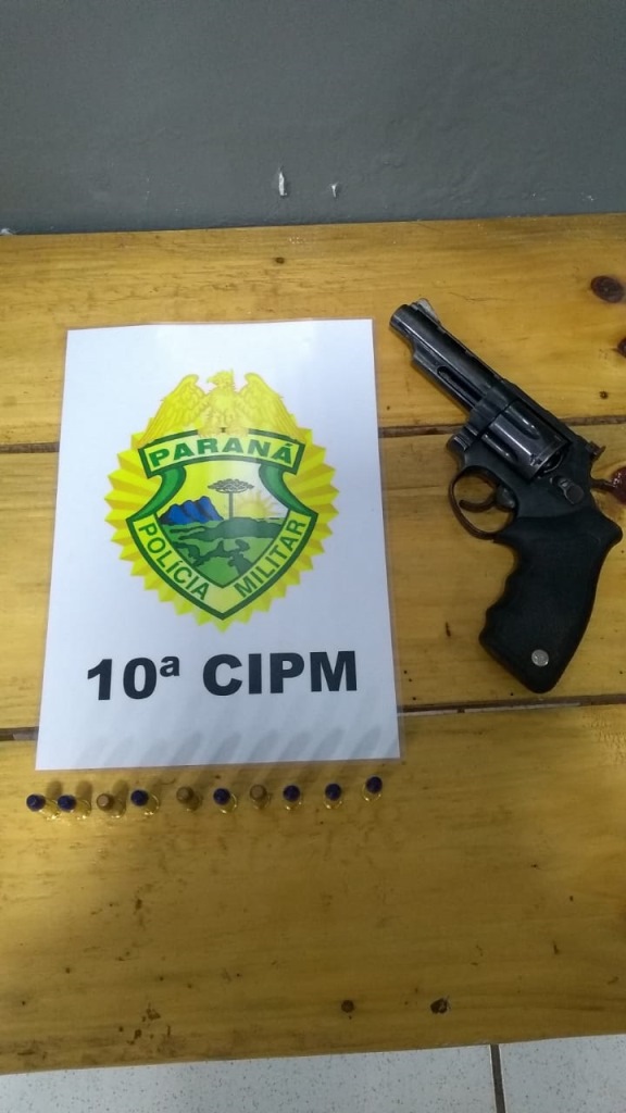 Goioxim: Policia Militar prende indivÃ­duo com revolver 38 com numeraÃ§Ã£o raspada
