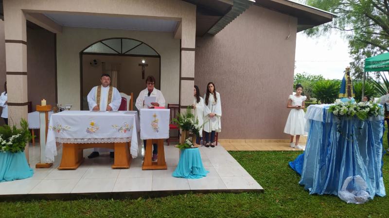 Festa em Louvor a Nossa Senhora Aparecida em Barra Mansa no Rio Bonito do IguaÃ§u confira a programaÃ§Ã£o festiva