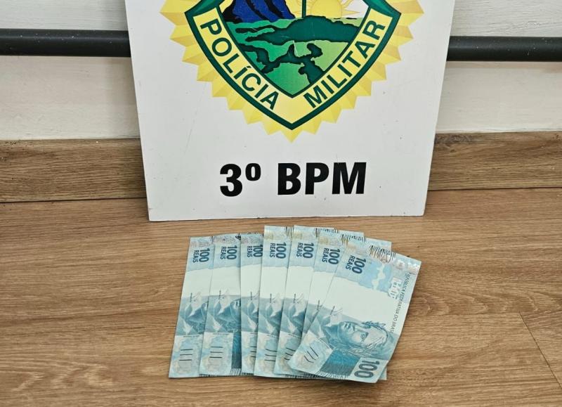 Chopinzinho: FuncionÃ¡rio de posto Ã© flagrado trocando dinheiro falso por verdadeiro