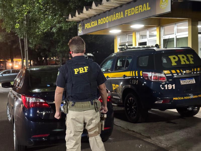 LS: PRF recupera veÃ­culo com placas clonadas na BR 277