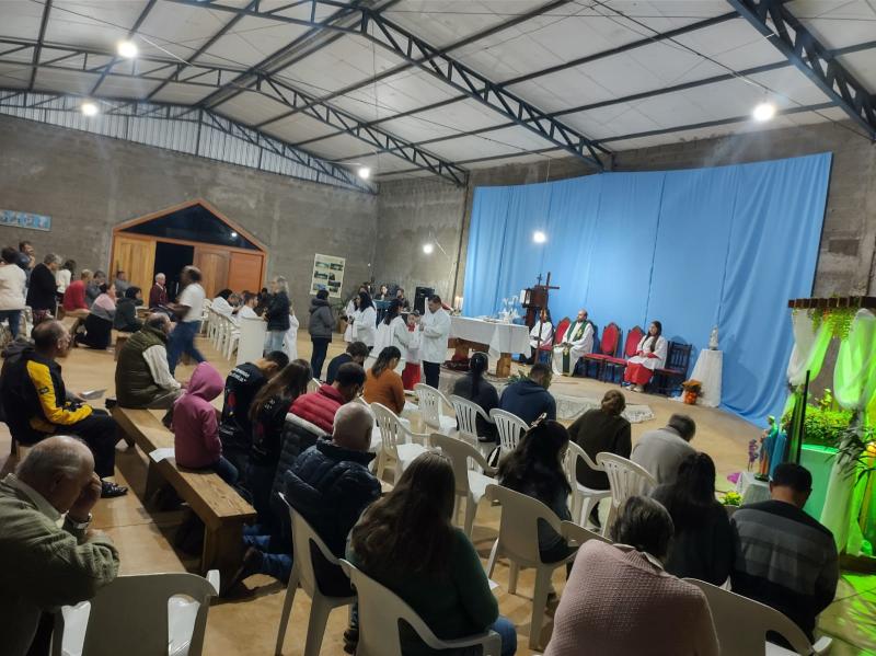 Novenas de Frei GalvÃ£o estÃ£o acontecendo no Bairro BancÃ¡rios com a participaÃ§Ã£o das comunidades
