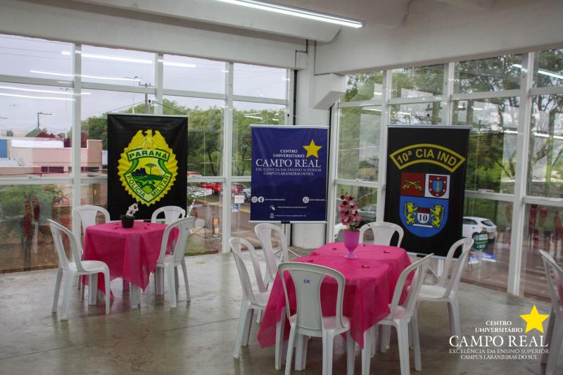 LS: Campo Real e 10Âª CIPM realizam aÃ§Ã£o especial de atendimento Ã s policiais, relativo ao Outubro Rosa