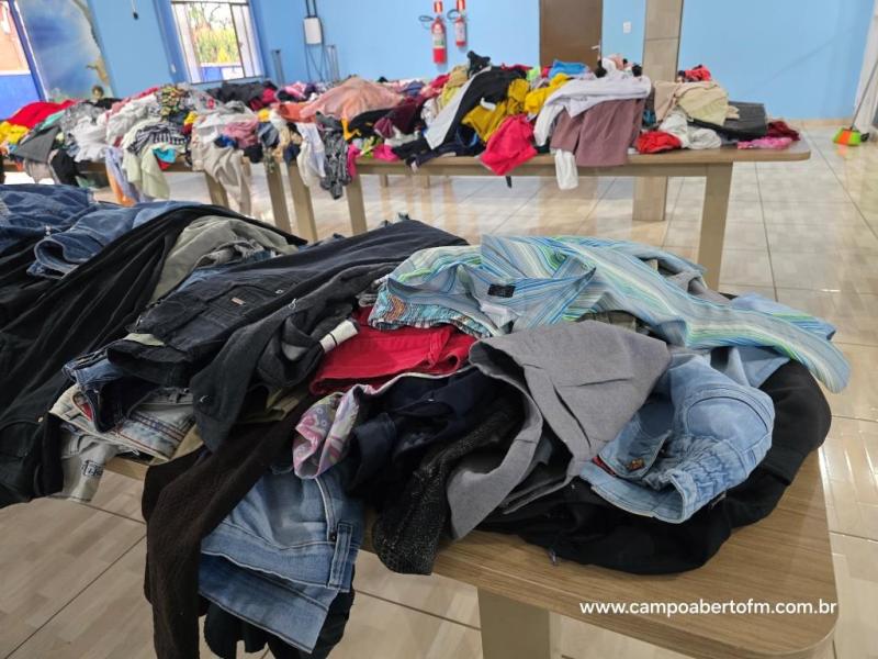 Tradicional bazar beneficente do Cemic estÃ¡ acontecendo em Laranjeiras do Sul