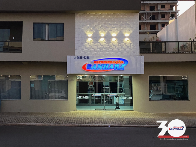RefrigeraÃ§Ã£o Banhara comemora 30 anos em Laranjeiras do Sul com campanha de aniversÃ¡rio