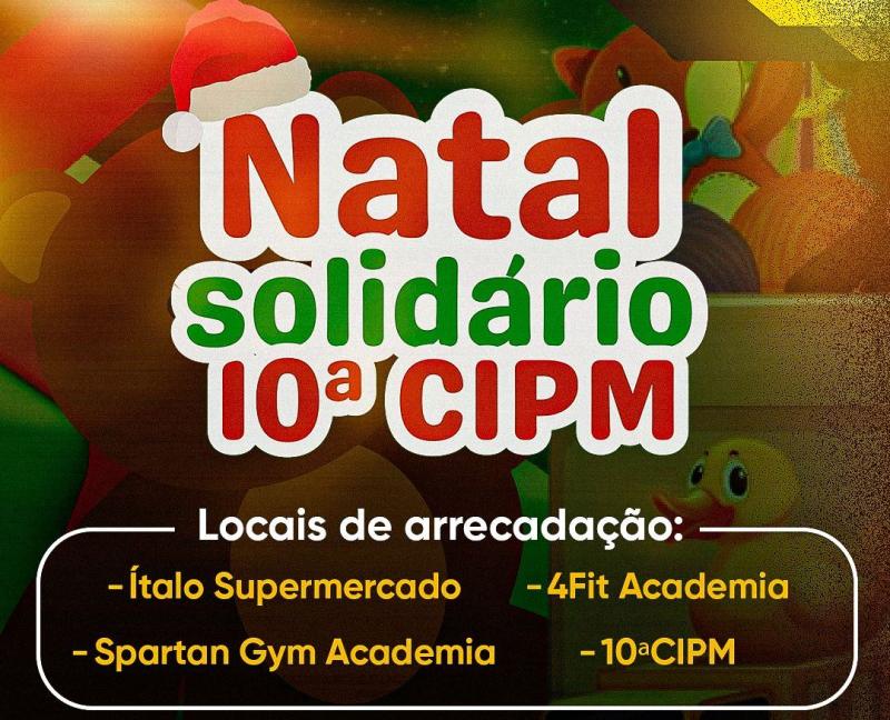 LS: PolÃ­cia Militar arrecada doces e brinquedos
