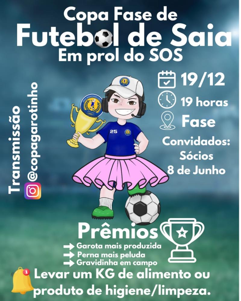 Vem aÃ­ a Copa Fase de Futebol de Saia em Laranjeiras do Sul 