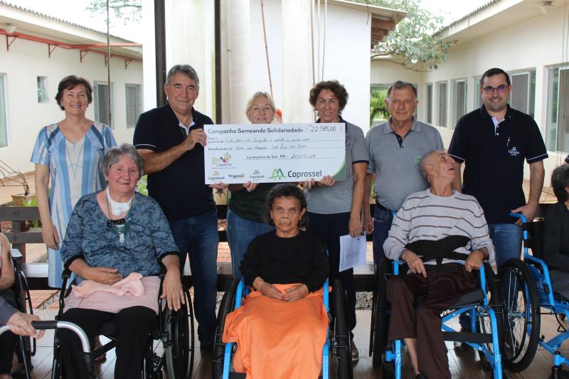 Campanha da Coprossel apoia a Casa de Repouso SÃ£o Francisco Xavier