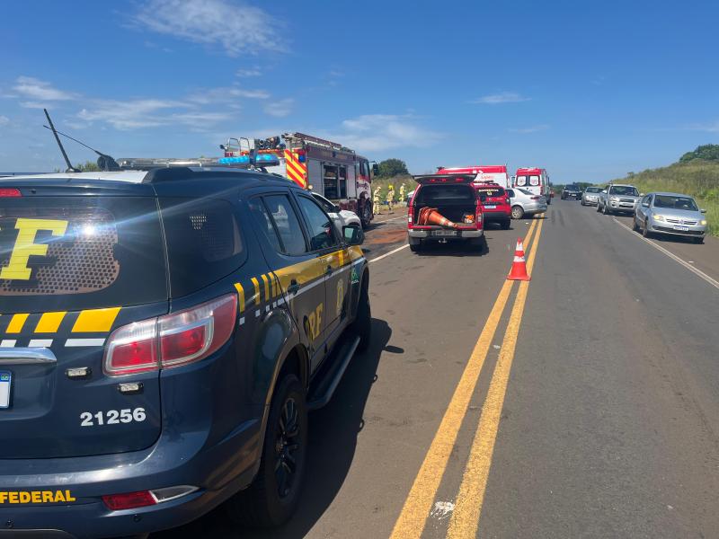 Guarapuava: Grave acidente deixa trÃªs mortos e sete feridos na BR 277
