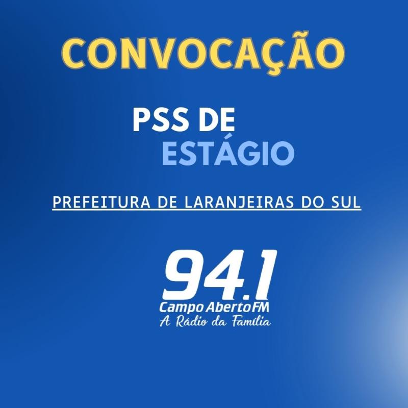 LS: Convocados mais 140 aprovados no PSS para estagiÃ¡rio