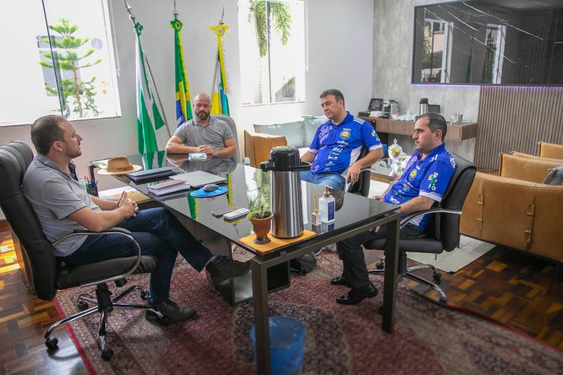 Staff da Copa Garotinho firmou parceria com Prefeitura de Laranjeiras do Sul para a ediÃ§Ã£o de 2025