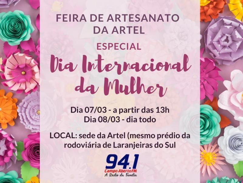 LS: Feira de Artesanato em homenagem ao Dia da Mulher